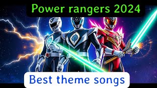 Power Rangers 2024 best theme songs [upl. by Richel67]