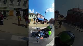 A X Motorosok is lehetnek Angyalok felvonulás✌️✌️😉 foryou honda hondavfr insta360 vfr800 [upl. by Lseil]