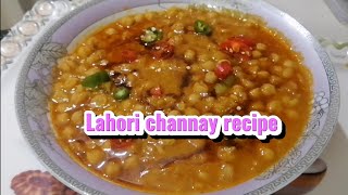 Lahori Channay recipe Chikar cholay recipe street style [upl. by Serge]