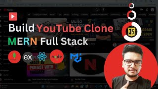 Build YouTube Clone using MERN  React JS Project  Node JS  Express JS  MongoDB [upl. by Lyssa]