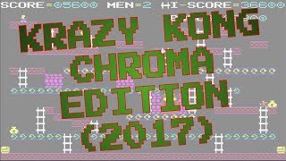 Krazy Kong Chroma Edition for the ZX81 2017 [upl. by Brady246]