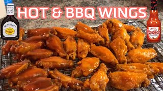 How to make hot wings amp bbq wings quick n simple [upl. by Eselahc]