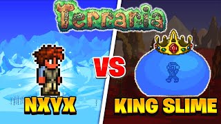 Dont Fight King Slime Unprepared  Terraria Lets Play 2 [upl. by Haliehs568]