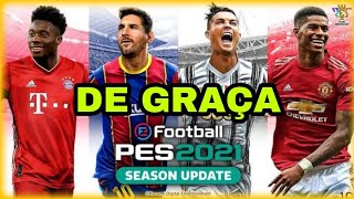 Efootball PES 2021 DE GRAÇA Como Baixar [upl. by Webber487]