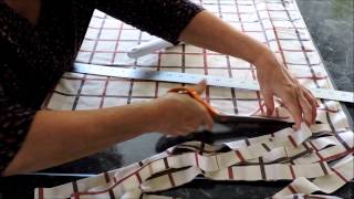 How To Make Fabric Strips From Sheets [upl. by Oiralih]