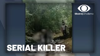 Serial Killer Vídeo mostra troca de tiros de Lázaro com a polícia [upl. by Carmencita]