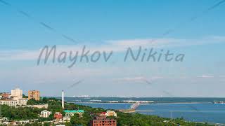 Ulyanovsk Russia Panorama of the city with the Obelisk of Glory of Ulyanovsk The central part [upl. by Ahto]