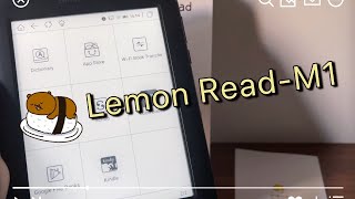 Likebook M1 Lemon Read 6 pocket  Unboxing  Native reader  Google play store  Ebook Reader [upl. by Raquel]