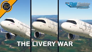 IniBuilds a320 livery packs which one to choose 4Simmers vs Bravo vs Fsoares  MSFS2020 [upl. by Pasquale]