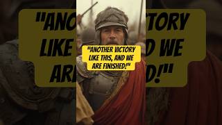 Pyrrhus and the Costly Victory A lesson from History shorts youtubeshorts history [upl. by Ssur402]