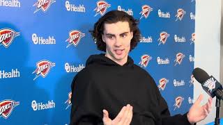 Josh Giddey  20232024 Full Exit Interview  OKC Thunder [upl. by Edmund]