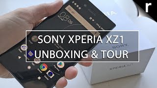 Sony Xperia XZ1 Unboxing and Android Oreo Tour [upl. by Ytsihc793]