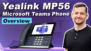 Yealink MP56 Desk Setup and How to Connect to the Internet  Microsoft Teams Phone Device [upl. by Yelyak582]