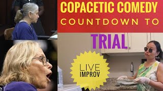 Live Copacetic Comedy Countdown to Donna Adelsons Trial wImprov Banana Bread [upl. by Llaccm]