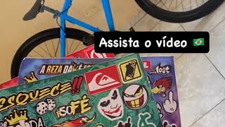 Adesivando a aro 29 projetinho assista o vídeo completo e veja o resultado 😍🇧🇷 [upl. by Hassett]