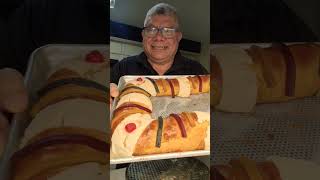 rosca de reyes con masa danés [upl. by Weider]