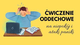 Ćwiczenie oddechowe na niepokój i ataki paniki RELAKSACJA Na stres i lęk [upl. by Ademordna]