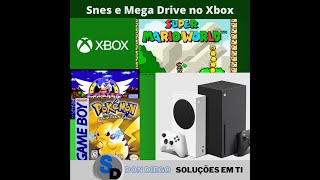 Nesbox Tutorial 2022 emulador de Snes Mega Drive e Gameboy no Xbox one [upl. by Agnese304]