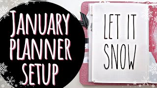 January A5 Stalogy Planner Setup [upl. by Assennav413]