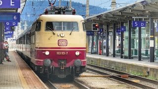 Alte Lady quotBR 103 113quot mit IC 1281 von München nach Wörgl  Tirol [upl. by Singband]