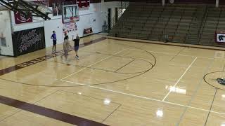 PlatteGeddes vs Parkston JH Girls Basketball [upl. by Anyaj]