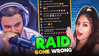 Raid Gone Wrong On This Female Streamer 😱🤕 [upl. by Esmerolda]