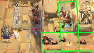 Arknights  quotPerfect mine placement when AoE is busy kill bossquot OD EX 8 Zalak 5 ops [upl. by Einitsed]