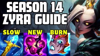 CRAZY ZYRA BUILD IS OP SEASON 14 ZYRA GUIDE [upl. by Neerahs234]