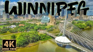 Winnipeg Canada amp Pinawa Dam Memorial Heritage Park 4k Drone [upl. by Stine]