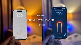 Dynamic Wallapper in iPhone  Free [upl. by Eecyal152]