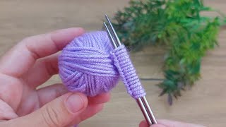 GORGEOUS ✿very easy and Beautiful knitting pattern explanation knitting [upl. by Yemiaj66]