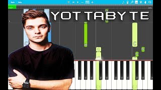 Martin Garrix  Yottabyte PIANO Tutorial EASY Piano Cover [upl. by Nerua]