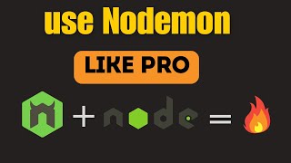 Nodemon Tutorial in 2 Minutes [upl. by Narah715]