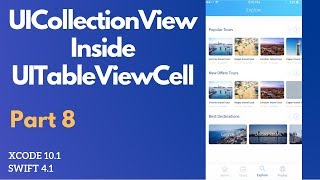 Swift 42  Adding UICollectionView to UITableViewCell Xcode 102 [upl. by Narat562]