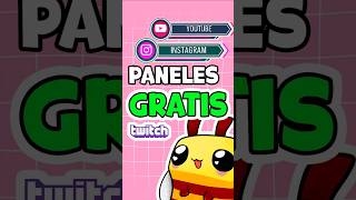 Consigue PANELES para TWITCH ¡GRATIS en 2024 con STREAMLABS twitch panelestwitch overlays tips [upl. by Dilahk]