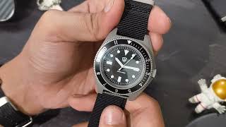 WatchDives WD1972 Military Diver Type 1 Watch [upl. by Oesile111]