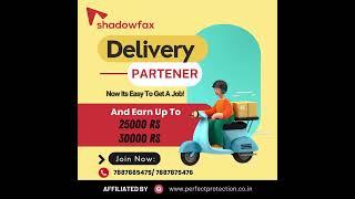 🚀 Be shadowfax delivery partner today and earn upto 30000 [upl. by Call]