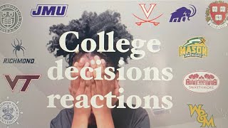 COLLEGE DECISIONS REACTIONS 2024  ivies LAC’s T50’s etc [upl. by Oidivo]