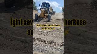 Cat 140m Greyder ile yol tamiratı motoniveladora caterpillar keşfet trending trendingshorts [upl. by Suinotna]