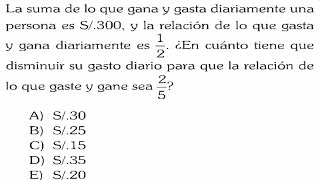 RAZONES Y PROPORCIONES  PLANTEO DE ECUACIONES PROBLEMA RESUELTOS [upl. by Alomeda]