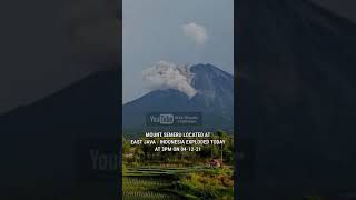 Detik Detik Pertama Meletusnya Gunung Semeru  First Started Moment Mount Semeru Explosion [upl. by Krissy]