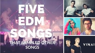 5 NEW EDM SONGS THAT SAMPLED OTHER SONGS [upl. by Antons]