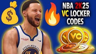 NBA 2K25 VC Locker Codes  MyCareer amp MyTeam [upl. by Niboc]