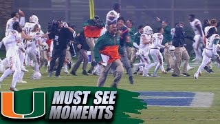 Miami 8Lateral Touchdown Beats Duke on Wild Final Play [upl. by Aizek]