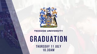 Teesside University Graduation Thursday 11 July 2024  1030am [upl. by Dunseath]