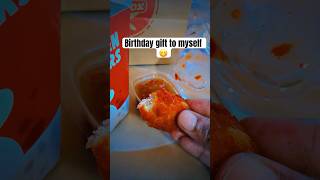 Birthday gift to myself  Chillox  chicken finger  yummy taste cheesy [upl. by Anaz]