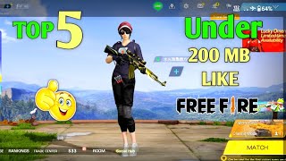 Top 5 Offline Battle royale games under 200 mb best games for Android 2024 New Games [upl. by Rocray748]