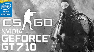 CounterStrike Global Offensive  nVidia Geforce GT 710  Intel G3220 [upl. by Oderfodog]