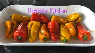 108 Gevulde Paprika met Kipgehakt I Englis subtitles I Rotrishs Kitchen I Rosita Shiamrai [upl. by Drawyah]