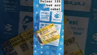 Pulsar 125 bs4 bike men ACC cebal original part number [upl. by Notrab]